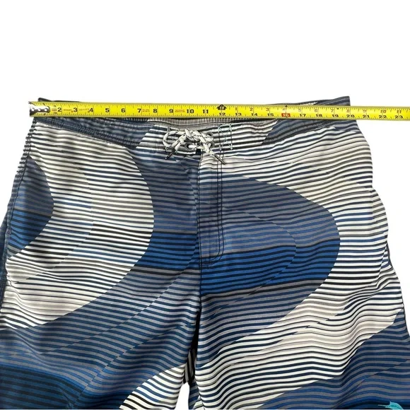 Tommy Bahama Relax Mens Baja Boardwalk Wave Board Shorts XXL Blue Swim Trunks - Picture 10 of 13